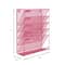 Mind Reader 6 Compartment Vertical Hanging Wall File & Chart Organizer